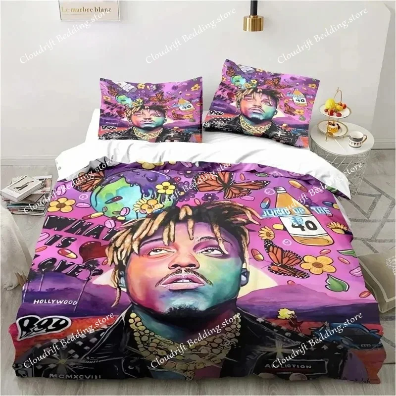 

Rap Singer J-Juice W-Wrld 3D Print Bedding Set Single Twin Full Queen King Size Bed Set Adult Kid Bedroom Bedding Gift