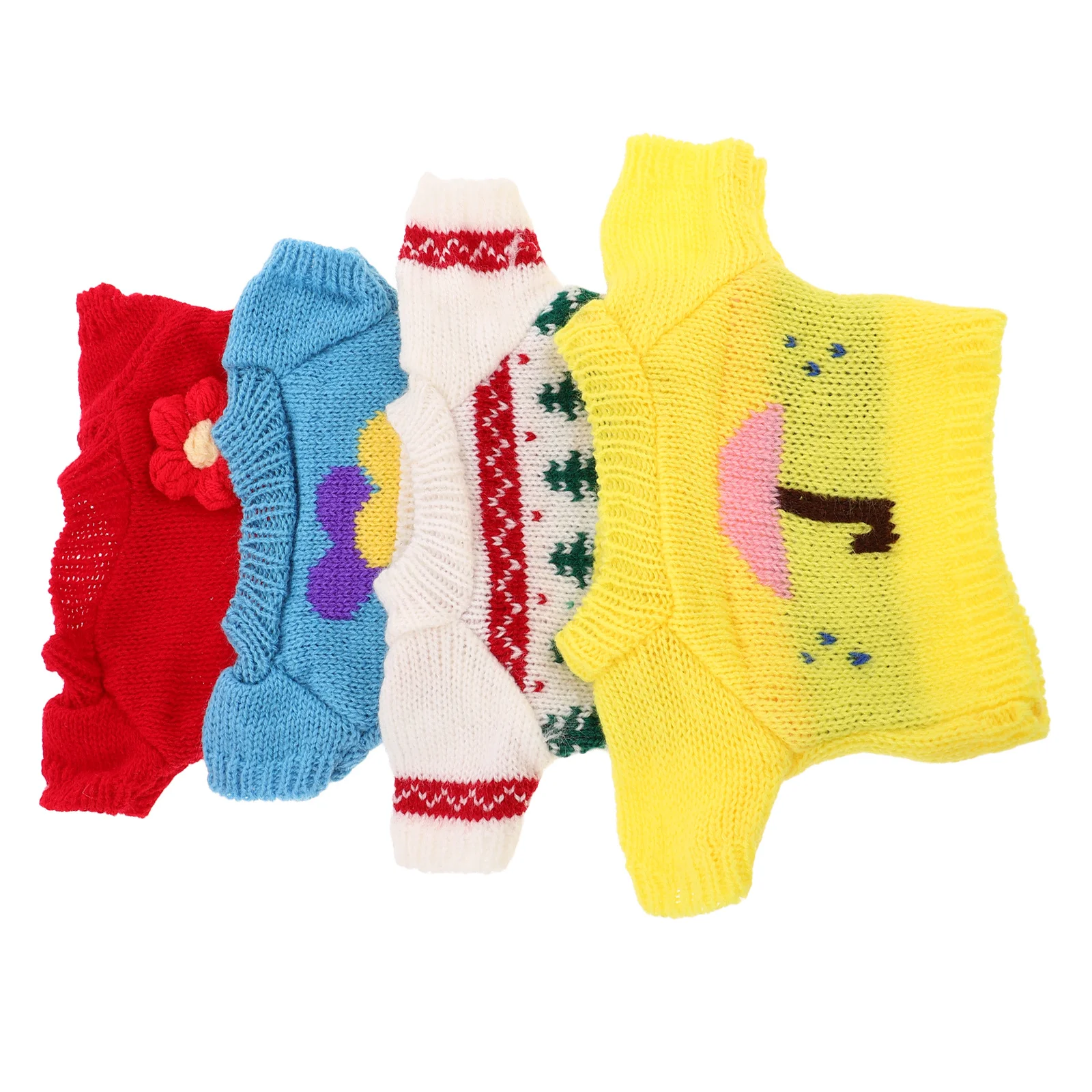 

4Pcs 30Cm Bear Jacket Set: Soft Cotton Blend Clothes for 30Cm Figure Ideal for Birthday Christmas Gifts Compact Carry