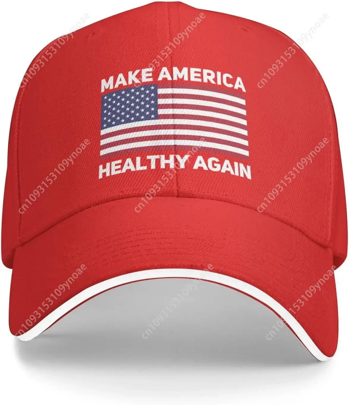 Make America Healthy Again Hat Trucker Cap for Men Wemen USA Flag Caps Black Outdoor Casual Party Headwear Cap