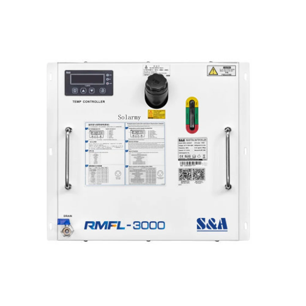 S & A Rack Mount Water Chiller หน่วย RMFL-3000สำหรับ3KW มือถือเลเซอร์เชื่อม & ทำความสะอาดเครื่อง