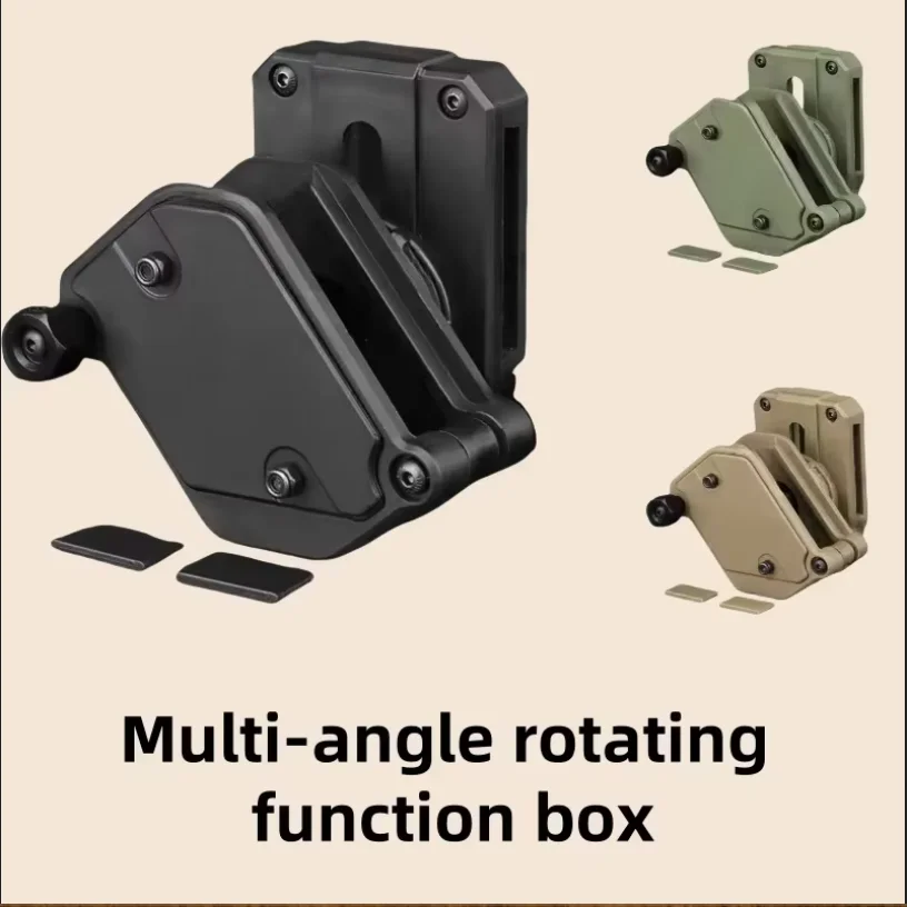 IPSC Multi angle rotation function box compatible with 1.5-inch waist belt, portable disassembly, multi angle rotation