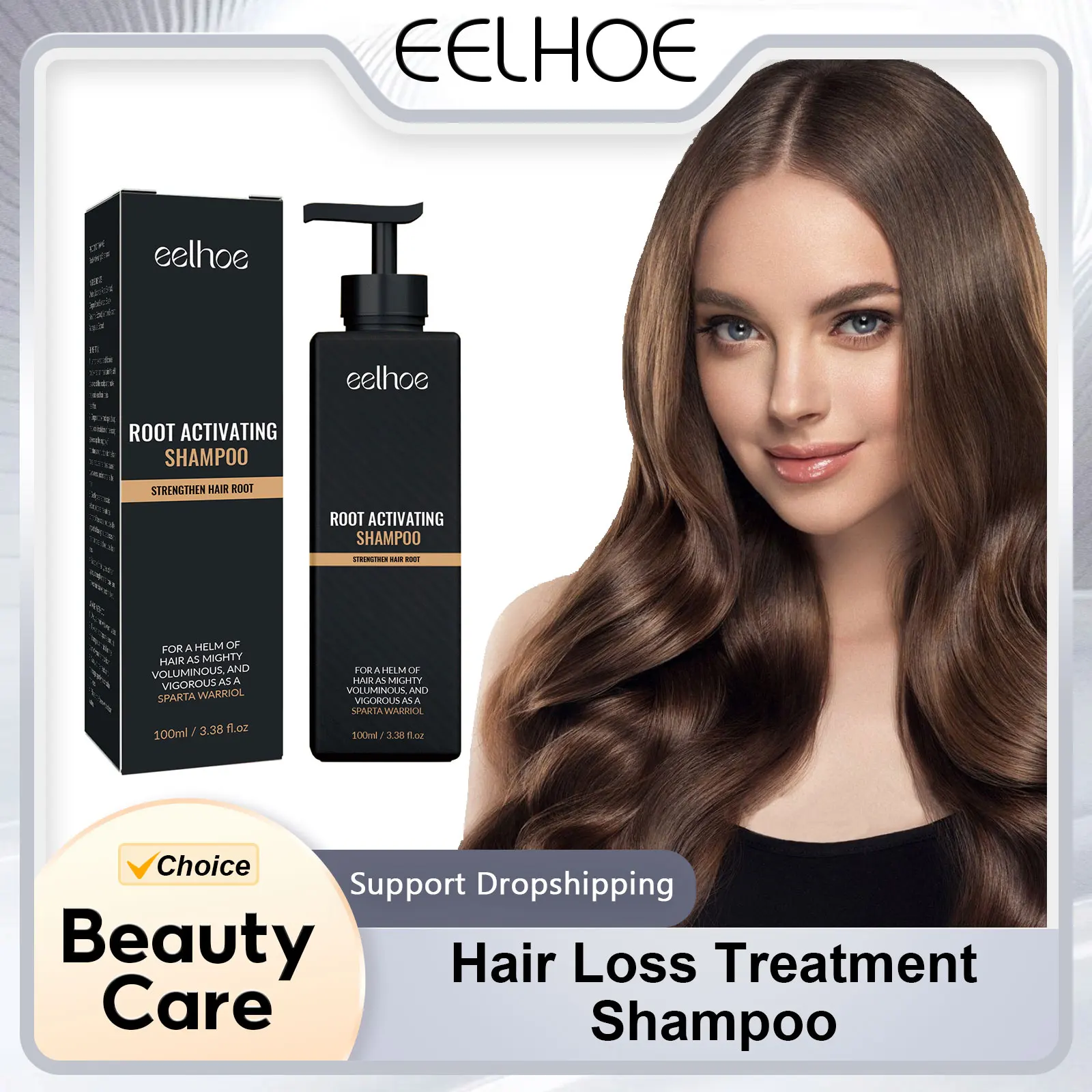 

Hair Loss Treatment Shampoo Promote Growth Strengthen Hair Roots Scalp Repair Anti Thinning Moisturizing Thickening Hair Care