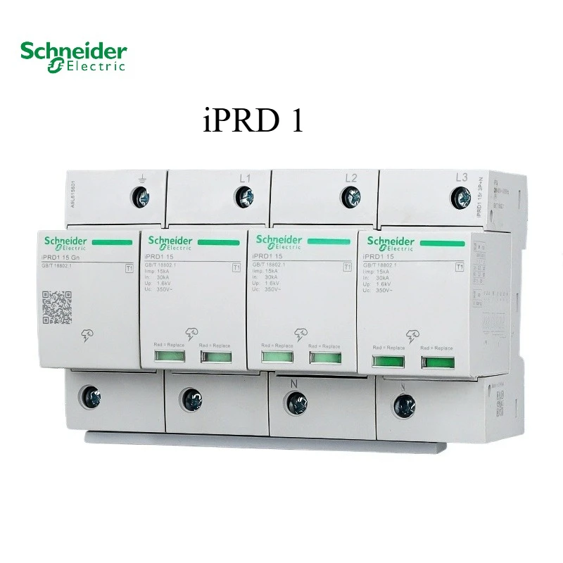 

Schneider Level 1 Surge Protector IPRD1 1P+N /3P+N 12.5KA/15KA/25KA Level 1 Experimental 10/350 Lightning Arrester