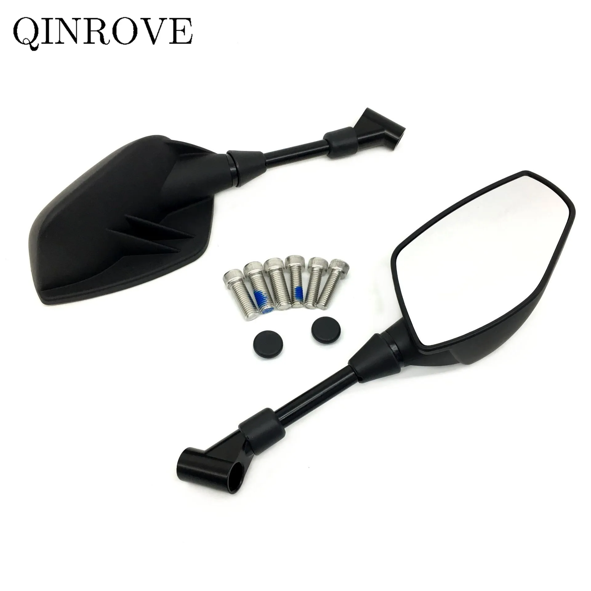 Motorcycle Rearview Mirror ABS 8 10MM Side Mirror Universal For Honda PCX 125 250 Benelli TRK 502X TNT899 Aprilia 660 Pegaso 650