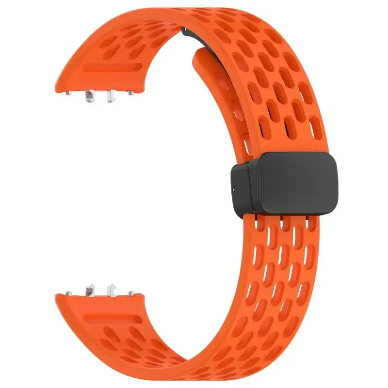 Magnetische Schnalle Mesh Silikon Armband Für Samsung Fit 3 Sport Atmungsaktive Uhr Band Für Samsung Galaxy Fit 3 Ersatz Armband – Detail 13
