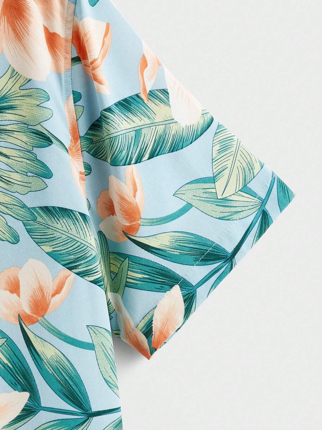 Men's Coconut Tree Graphic Print Short Sleeve Lapel Shirt Tops Men's Casual Button-Down Shirts For Summer Daily Wear And Resort