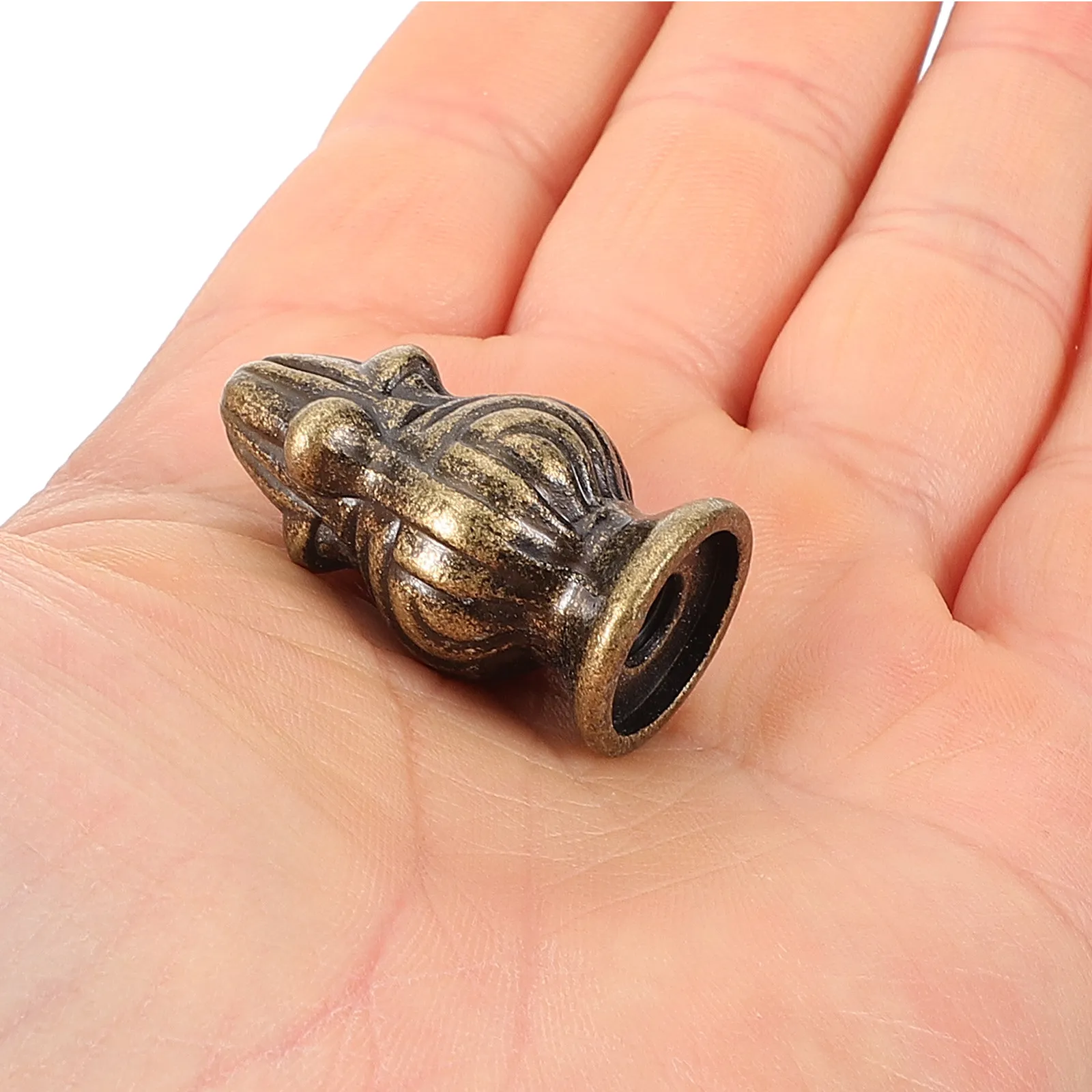 Lamp Finial Metal Smooth Polished for Table Floor Lamps Light Screw Cap Chic Light Knob Lamp Parts Vintage Bulb Holder
