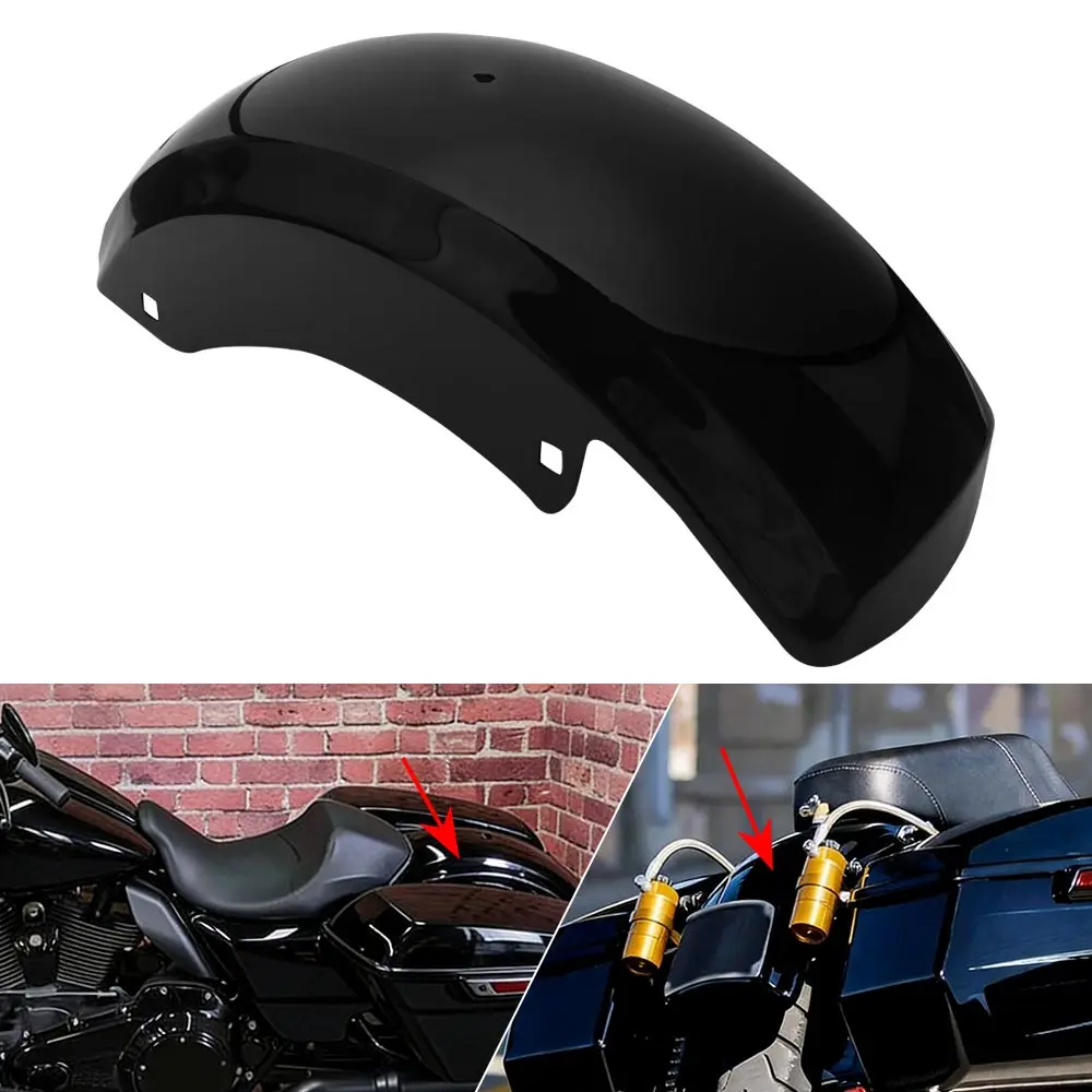

For Harley Touring Electra Glide FLHTK Road King Glide FLHR FLTRK 2014-2025 Motorcycle Saddlebags Rear Fender Chopped Mudguard