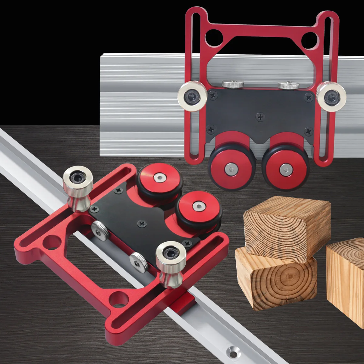 

Roller Guides Feather Loc Board Multi-purpose Clear-Cut Anti Rebound Safety Pushing Auxiliary Tool Safety Pushing Auxiliary Tool