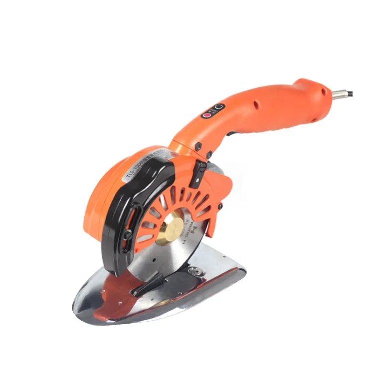 Máquina cortadora eléctrica, cuchillo redondo portátil, Servo, cortador de tela de accionamiento directo