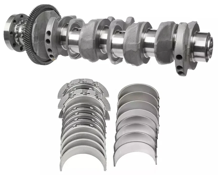 العمود المرفقي للمحرك مع مجموعة قضيب توصيل محمل الأسنان تناسب 2.0 لتر لسيارات BMW X1 X3 120d 318d 320d 520d N47 N47D20D 2.0L L4 ديزل