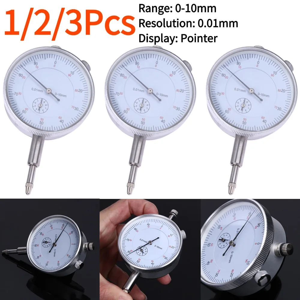 Dial Indicator Micrometer Hour Type Indicator Precision Comparator Measuring Clock Indicator Dial Gauges Measuring Instrument