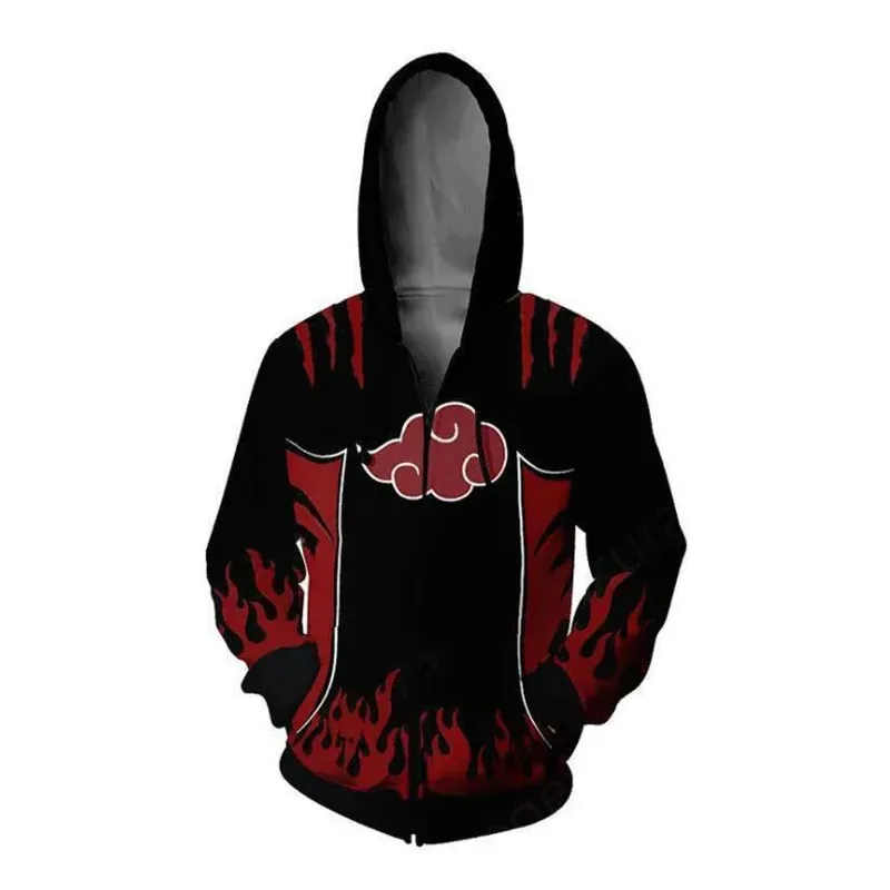 Anime Costumes Jackets Men Hoodies Sweatshirts Clothes Uzumaki Haruno Sakura Hat Clothing Tops x;3,v'6.f;9,