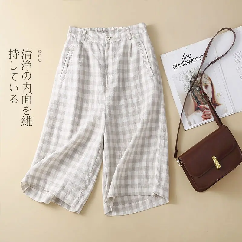 Basic A-line Shorts for Women Summer Sale Korean Style Retro Five-point Pants Elastic Waist Minimalism Sweatpants Women Clothing