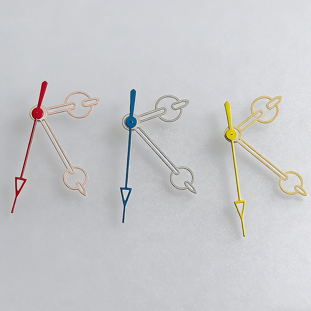 

New Round Hollow Hands No Luminous Pointers Accessories for NH35/NH36/4R/7S Movement NH35 Hands 12.5mm 12mm 8mm Three Needles