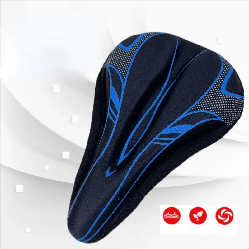 

Soft and Comfortable Mountain Bike Seat Cushion Hollow Design and Shock Absorption Aterproof Bicycle Saddle Riding Seat Cover