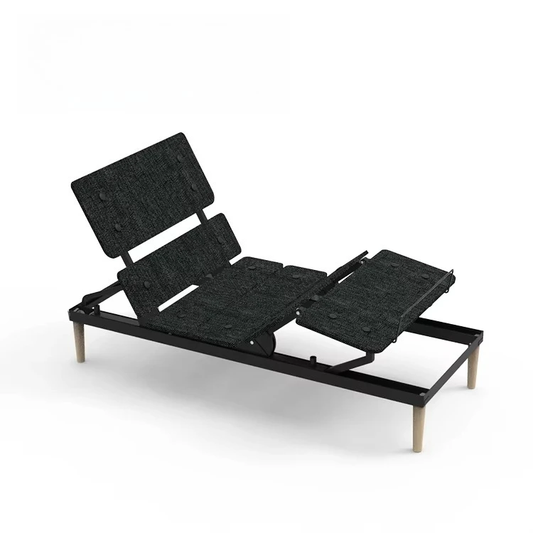 Free Fall Design Electric Bed Frame Base Folding and Expansion Wireless Remote Control Adjustable Bed Frame