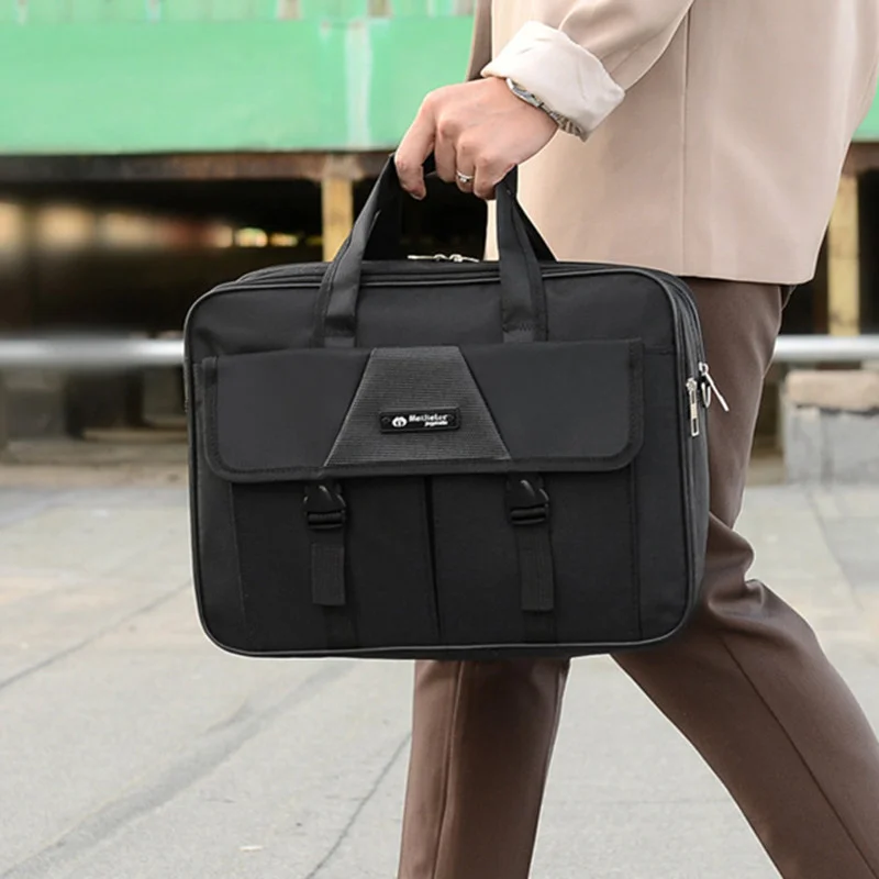 Sac messager étanche de grande capacité pour hommes, étui à bombes d'affaires, sac pour ordinateur portable, sac à main de bureau pour homme, mode initiée