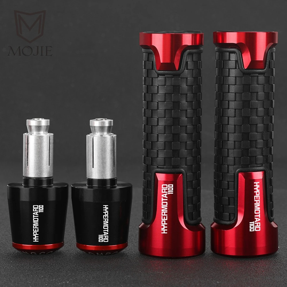 

Motorcycle Accessories Handlebar Hand Grips Handle Bar End Cap Plug Slider For DUCATI HYPERMOTARD1100 HYPERMOTARD 1100 /S/EVOSP