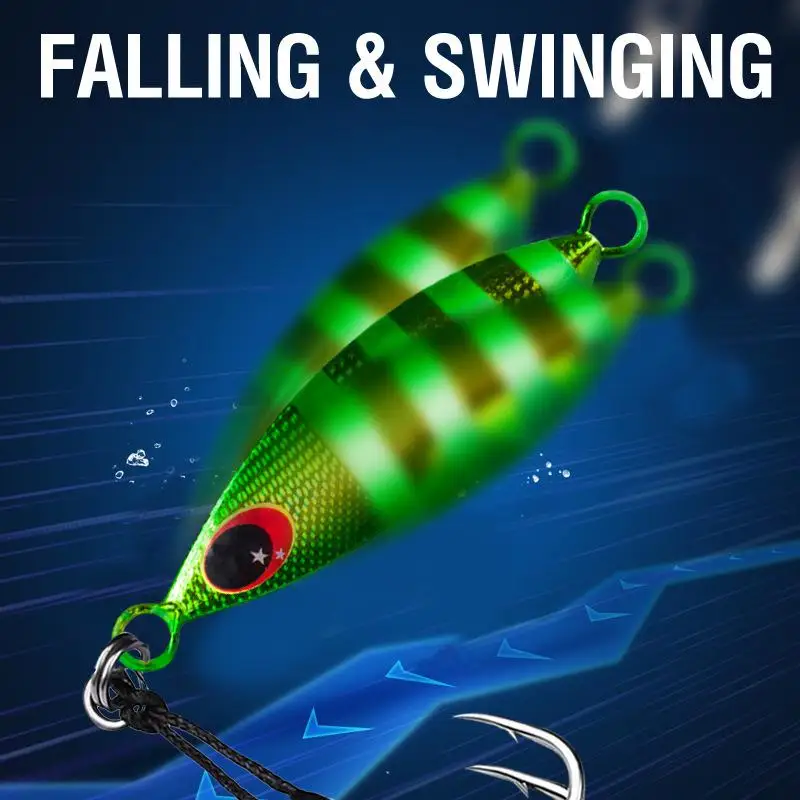 빛나는 금속 지그 스푼 루어 60g 낚시 하드 인공 바이오닉스 미끼 참치 배스 바닷물 슬로우 지깅 낚시 도구