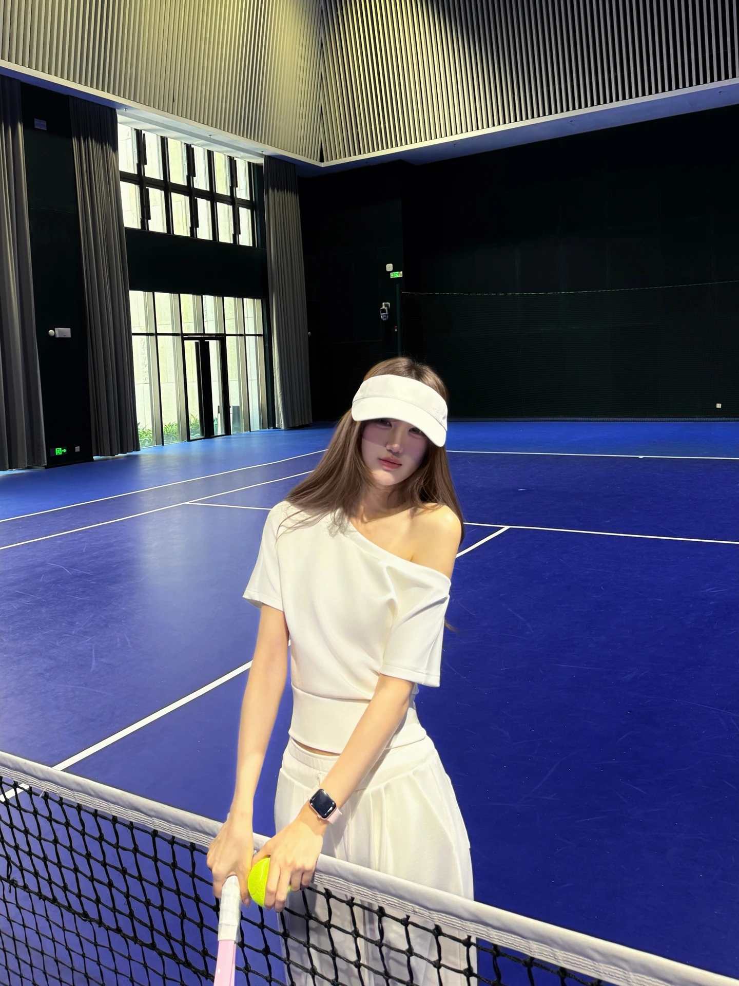 

Комплект Meyes: Мягкий белый чайный костюм с коротким рукавом и бретельками, новый стиль для весны и лета, модный женский комплект из двух предметов