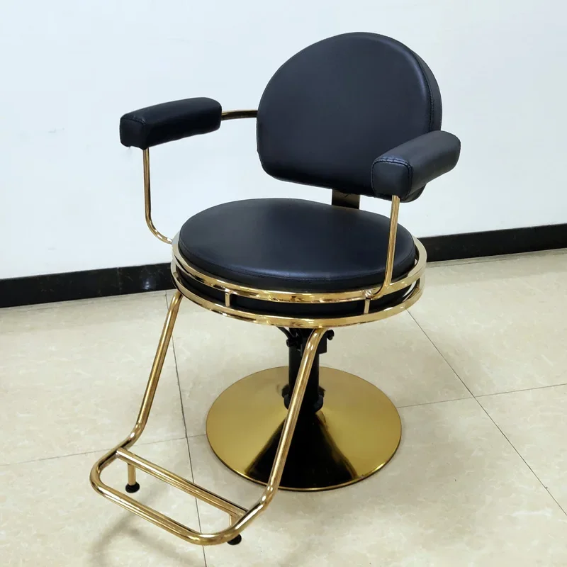 Special haircut chair for hair salon, rotating simple modern barber shop stool online celebrity