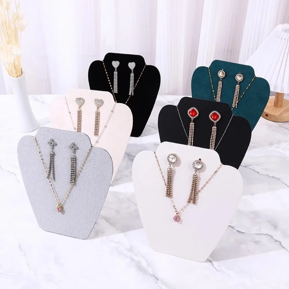 

New Display Board Showcase Rack Portrait Model Ear Jewelry Earrings Hanger Wooden Display Stand Earrings Set Display