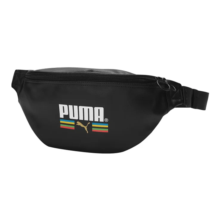 PUMA Textile, Artificial Leather Crossbody Bag, Sling Bag, Fanny Pack Regular Unisex Black 077784-01