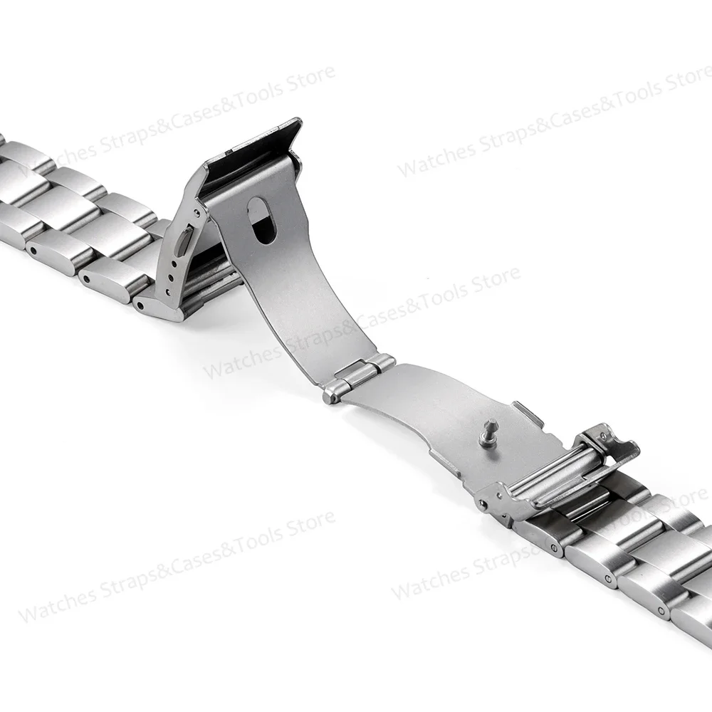 316L Stainless Steel Strap for Seiko 5 SKX007/009 SKX013 Strap for Big Wrist Bracelet 18mm 20mm Oyster Straight End Diving Belt