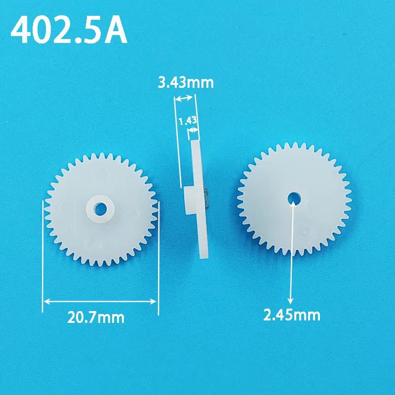 402A 0.5M OD21mm 40 Teeth POM Plastic Gear cog-wheel Toy Accessories 40T Gears 402.5A