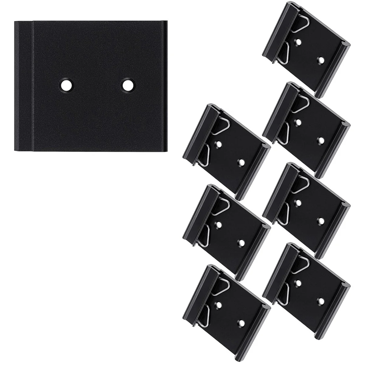 

SSR 10 Pcs Din Rail Mount Clip Snap in Universal Mounting Brackets Fixed Clamp,Relay Clip for 35mm Din Rail Switches 1.7Inch