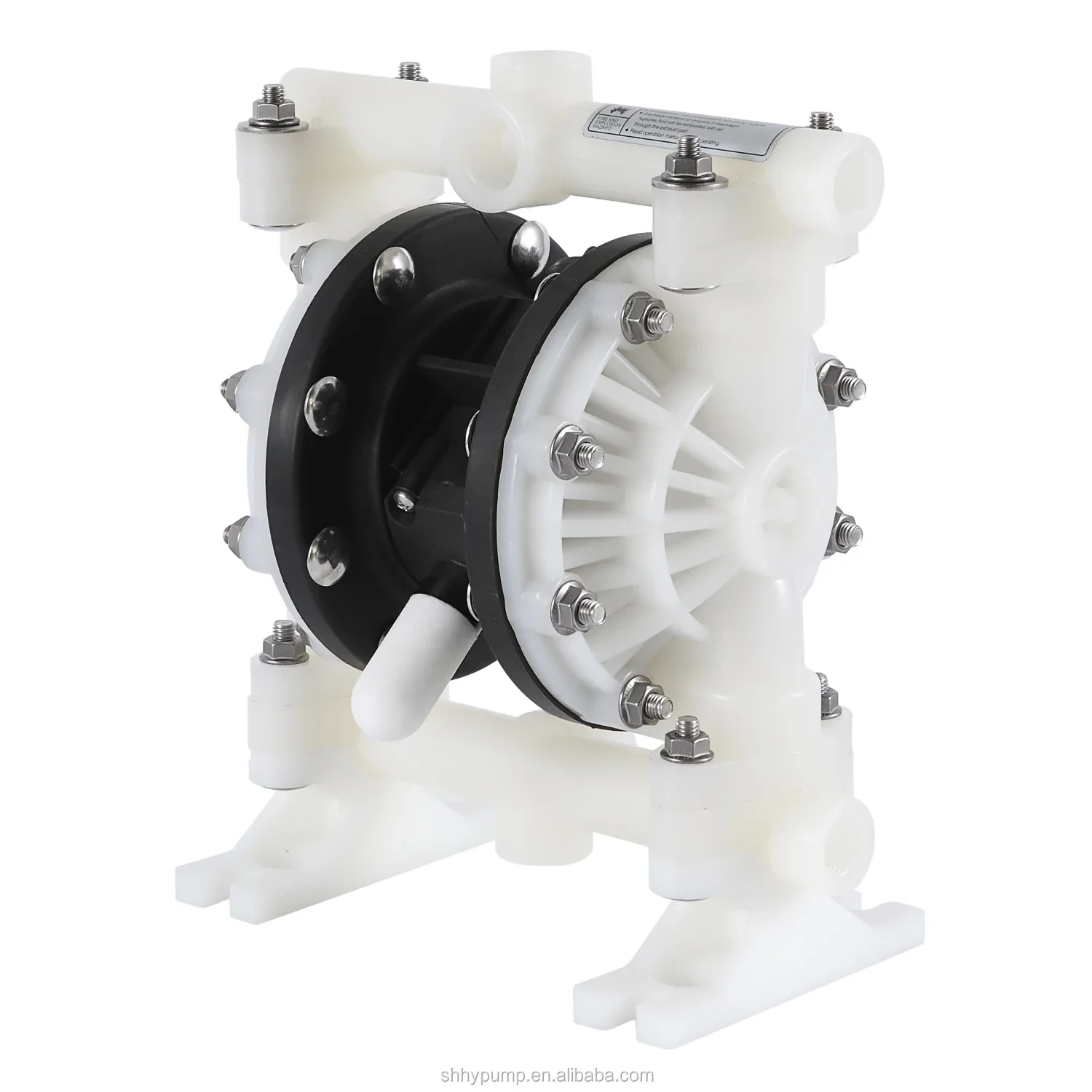 PVDF (Kynar) Air Operated Double Diaphragm Pump For Chemical Engineering