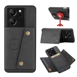 Multi Card Slot Wallet Case For Xiaomi 13T 14T 14 13 Pro Ultra ShockProof Magnet Buckle Flip Pocket Back Case Cover Funda Coque
