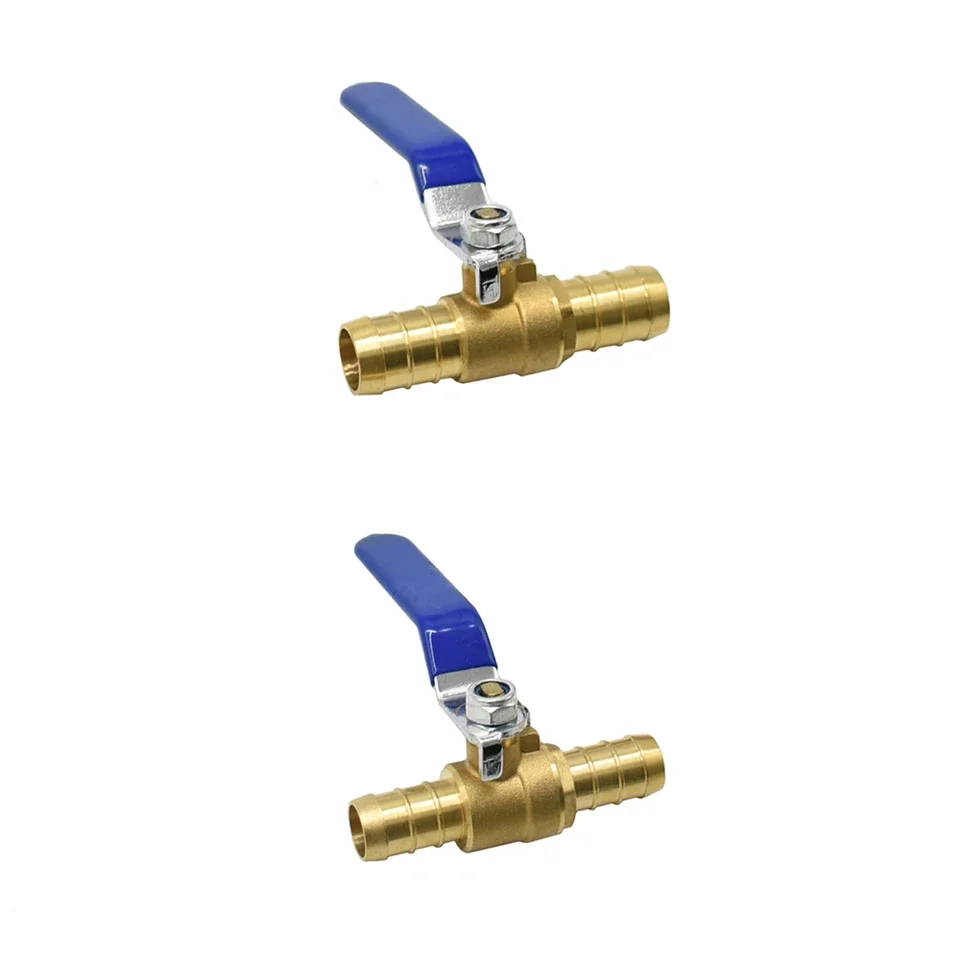 Brass ball valve for garden irrigation systems with 16 mm and 19 mm hose compatibility pressure rated up to 850 kPa BS standard