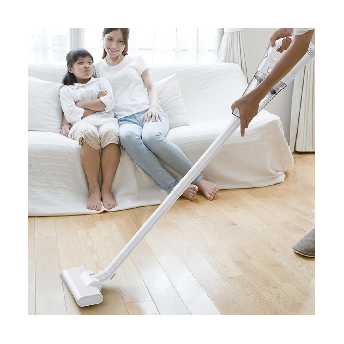 Aspirateur de voiture multifonction portable, vadrouille de sol, aspirateur de bain blanc, déterminer les touristes, 7500PA