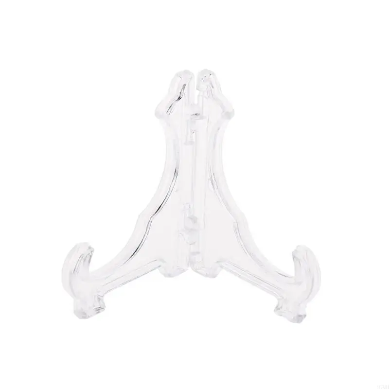 97QD Moni Mini Plastic Store Soportes Pantalones monedas Soporte caballete para mostrar Monedas Medallas Desafío