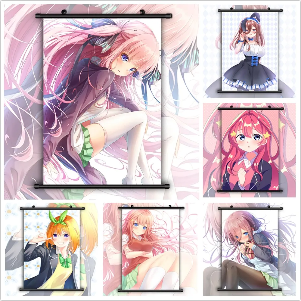 5D Diamond Painting Essence Quintuplets Four Leaves May Anime Cross Stitch Kit Diamond Mosaic DIY Diamond Embroidery Home Decor