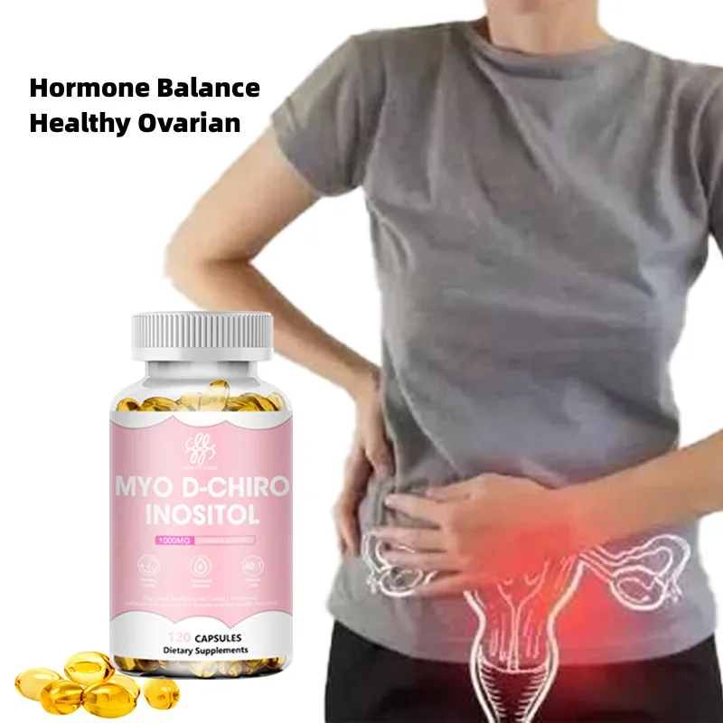 Myo-Inositol & D-Chiro-Inositol 40:1-Mischung 100% natürliches Pcos-Supplement -Hormon haushalt und gesunde Unterstützung der Eierstöcke für Frauen