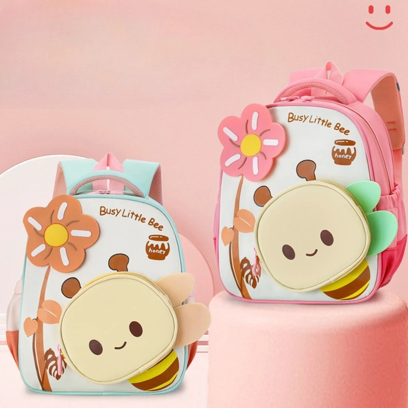 

‌Unisex Kids Backpack for Preschool 2025 New Cute Toddler Girls School Bag Cartoon Print Children Kindergarten Backpack for Boys