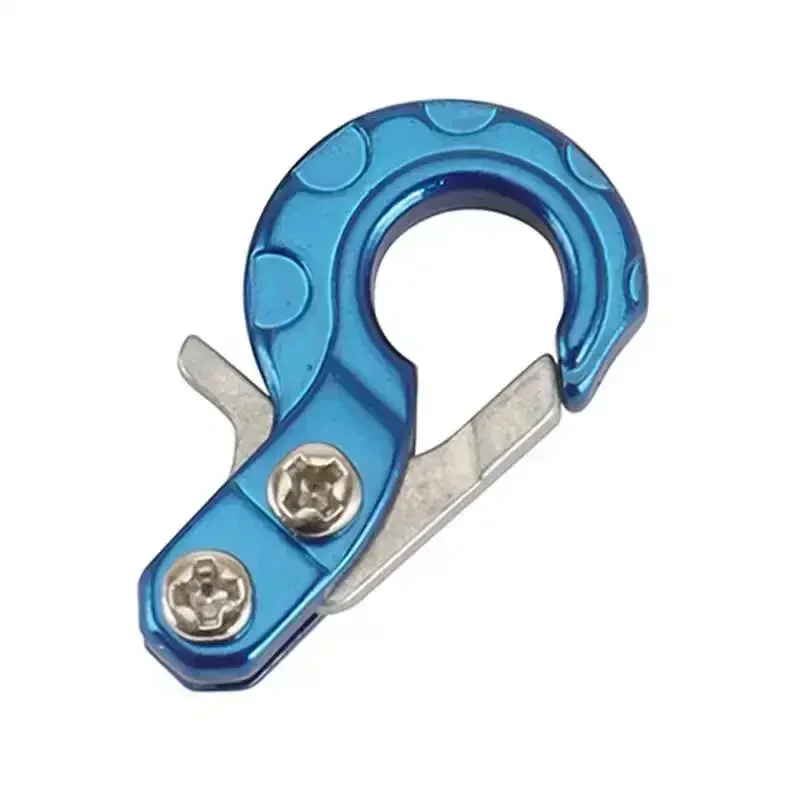 RC Car Metal Winch Hook Decoration for 1/10 RC Rock Crawler Axial SCX10 90046 Tamiya CC01 Trxs TRX4 MST Redcat