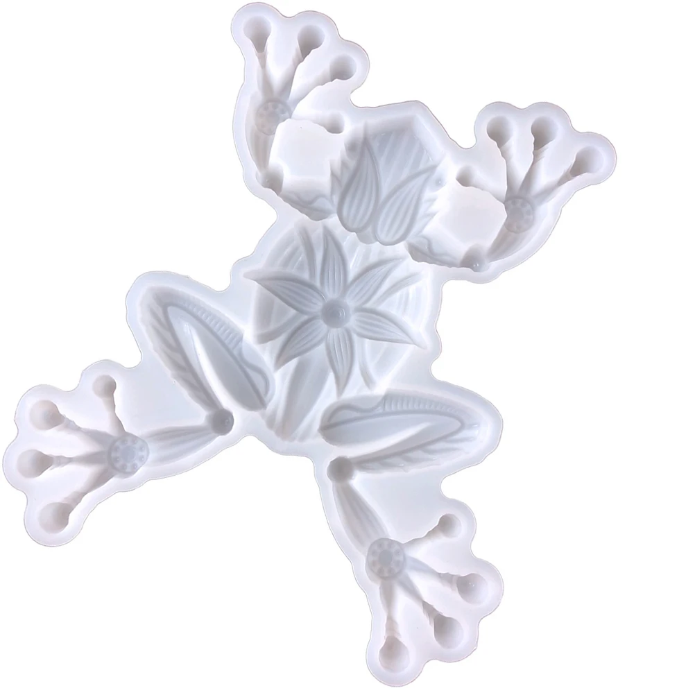 

Frog Silicone White 3D DIY Craft Decor Reusable Resin Jewelry 3D Silicone Mold Supplies Animal Frog Mold Figurine