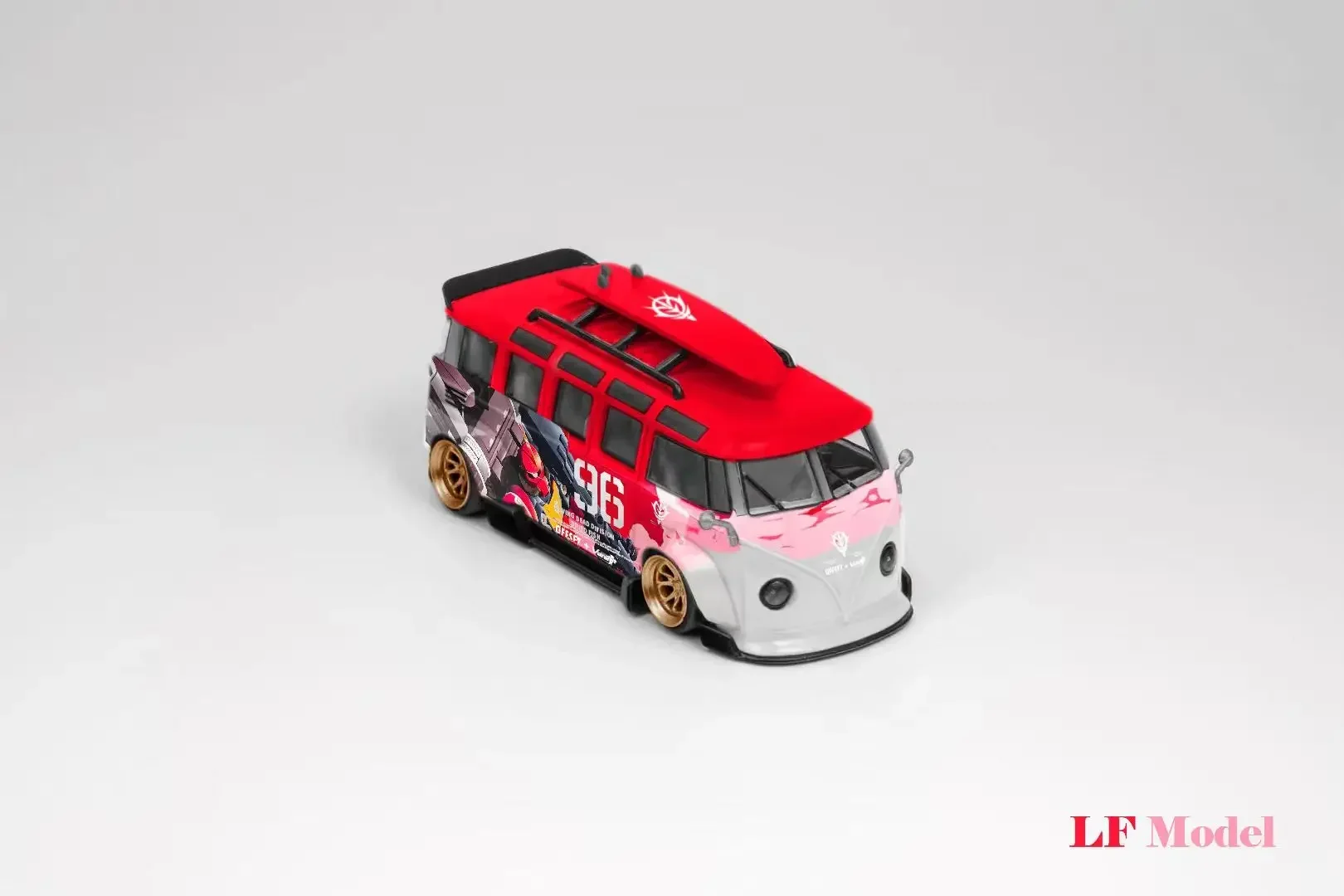 LF Model 1:64  T1 Kombi Akiba limited500 Diecast Model Car