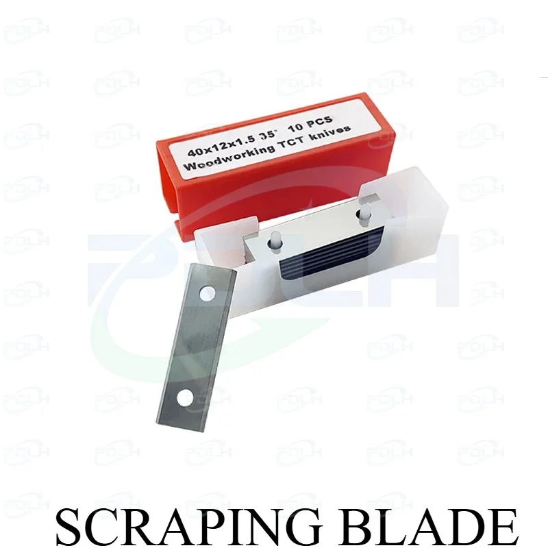10PCS Selling Sharp Wear-resistant Carbide Insert 40X12X1.5 Cutter Blade Paint For Planer Heads and Hand Hold Scraper