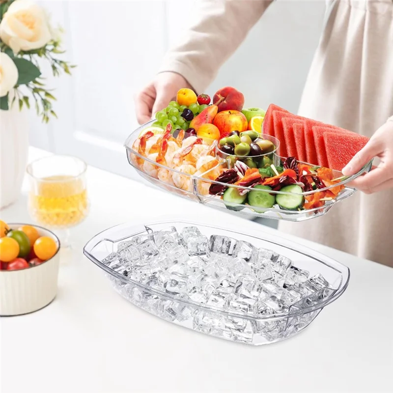 Cómo elegir la bandeja ideal para servir comida fresca: prueba real de las bandejas enfriadas ABRS para mariscos, frutas y aperitivos
