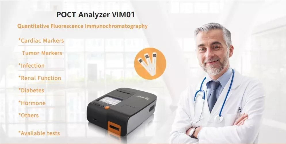 POCT Test Analyzer Quantitative Fluorescence Immunochromatography Fluorescent immunoanalyzer VIM01