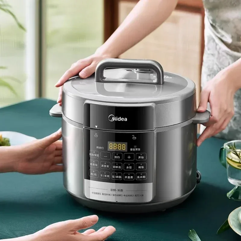 new Pressure cooker 6L large-capacity intelligent double-bladder household rice cooker multifunctional automatic