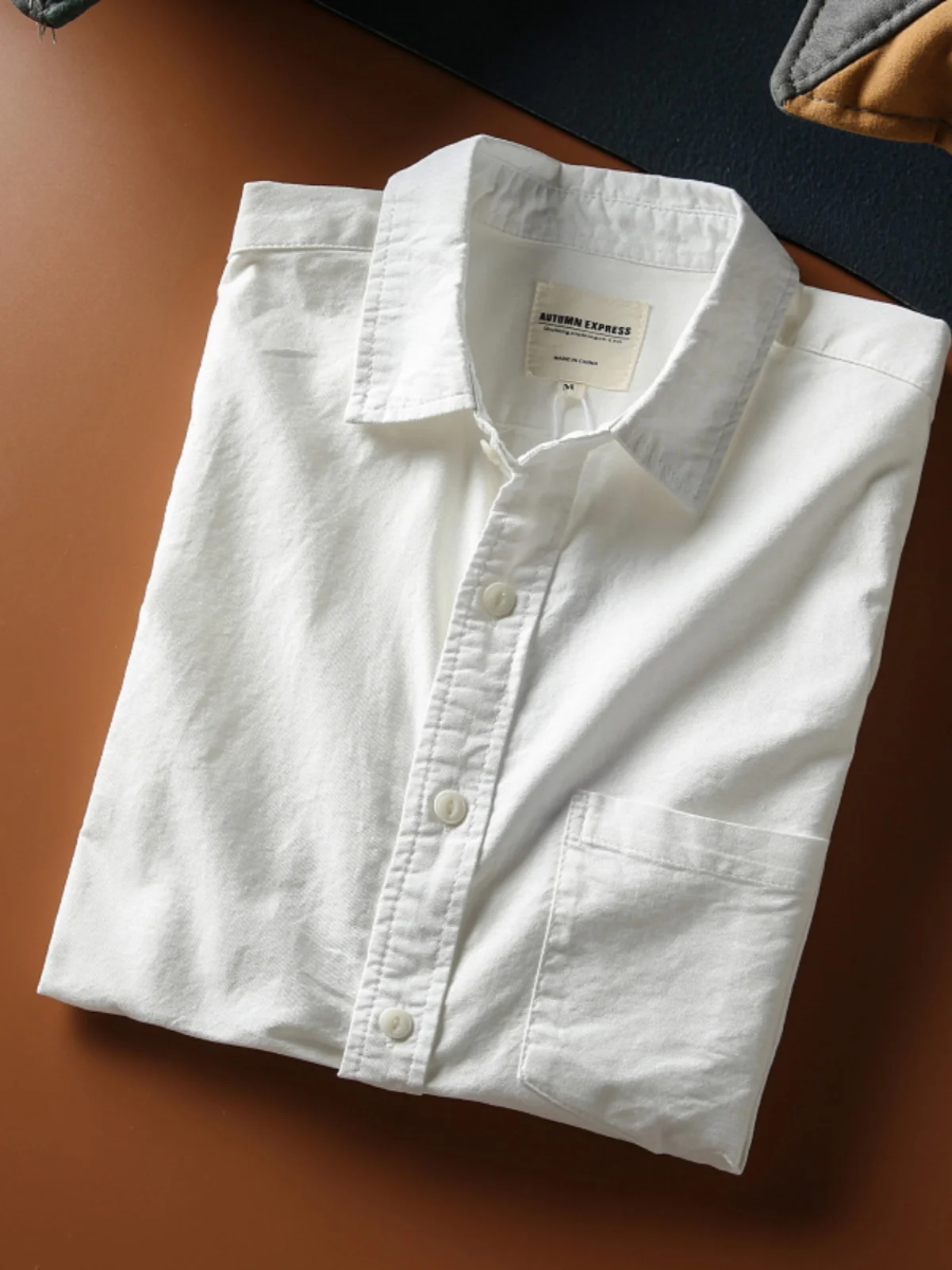Japanisches SLE-Ochsenstoff aus reiner Baumwolle, locker, lässig, ort Sve irt, Vintage-Retro, atmungsaktiv, feuchtigkeitsbeständig, für Herren