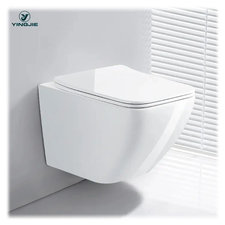 

Modern Comfort Height Contemporary Efficient Wall Hung Toilet Suite Water Saving Dual Flush Ceramic Wc Toilette