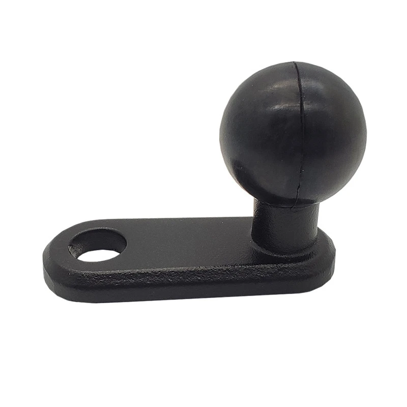 

L Shaped Aluminum Alloy Base Holder Rubber Ball Head Rear View Mirror For Motorcycle Electric Vehicles Scooter Cell