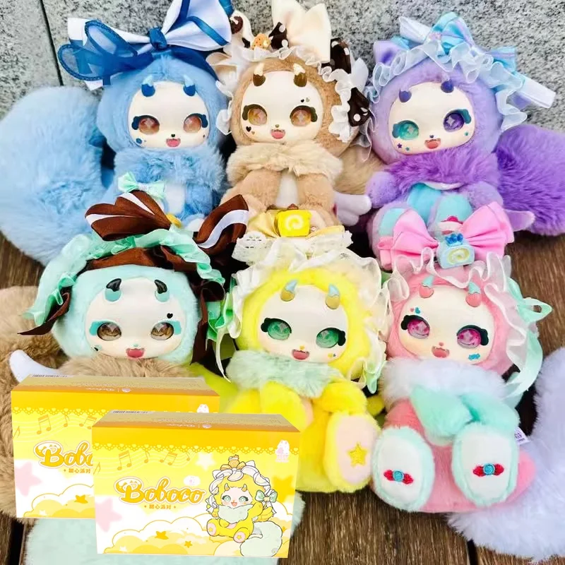 100% Original Boboco Sweetheart Party Series Blind Box Anime Figure Boboco Collection Model Bedroom Decoration Girl Heart Gifts